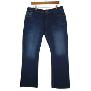 Cruel Girl Jeans Womens 35x19R Blue Bootcut Denim Stretch Western Rodeo Cowgirl